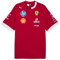 Puma Scuderia Ferrari F1 2025 Oversized Fahrer-T-Shirt - Rot - Größe: XXL - XXL