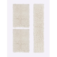 Teppich HEINE HOME Teppiche Gr. B: Ø100 cm Ø 100 cm, 80 mm, 1 St., beige (natur) Schurwollteppiche