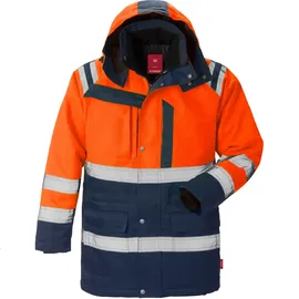 Fristads Warnschutz Winterparka 4042 PP" - XL orange/marine,