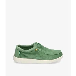 Walk In Pitas  Halbschuhe WP150 WALLABY WASHED  in Grün, 44