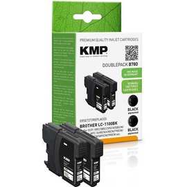KMP B78D schwarz Druckerpatronen kompatibel zu brother LC-1100BK,