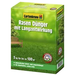 Gartenkrone Rasendünger mit Langzeitwirkung, 3 kg, 7654