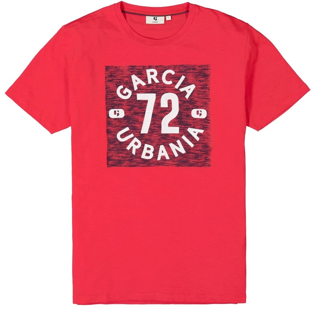 Garcia T-Shirt Herren 5107 scarlet XXL - Farbe:5107 scarlet$Größe:XXL