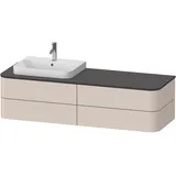 Duravit Waschtischunterschrank 4 Schubladen 160 x 40,8 x 55 cm Schwarz Matt