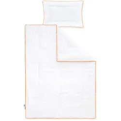 Ganzjahresbettdecke + Kopfkissen JULIUS ZÖLLNER "Babytraum, 2-tlg, Hergestellt in Deutschland", Baby, Gr. B/L: 100cm x 135cm 1, B/L: 40cm x 60cm (1), weiß, Bettdecken Bezug: 65% Polyester, 35% Baumwolle. Kopfkissen Bezug: 65% Polyester, 35% Baumwolle. Bettdecken Füllung: 100% Polyester. Kopfkissen Füllung: 100% Polyester, Bettwaren-Sets, Decke mit Kissen, Decke 100x135cm, Kissen 40x60cm