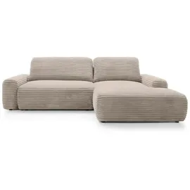 Selsey Ecksofa mit Schlaffunktion Alferia ¦ beige ¦ Maße (cm): B: 264 H: 82