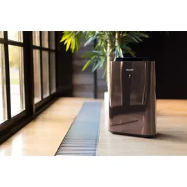 Sharp UA-HD40E-T Luftreiniger (mit Befeuchtungsfunktion, Verbesserung der Luftqualität, Ideal für Allergiker, drei Stufen Filtersystem, HEPA-Filt... - Braun