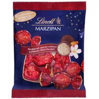 Lindt Edel Marzipan Kugeln mit Milchschokolade verfeinert 100g