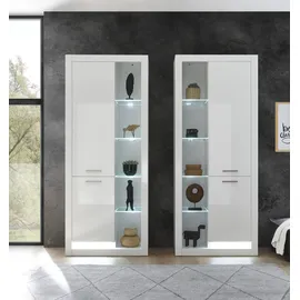 PLACES OF STYLE Vitrine »MERAN« Höhe ca. 196 cm weiß