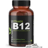 feel supreme retail ltd Feel Supreme Vitamin B12 | Methylcobalamin für Energie & mentale Leistung, 60 Tabletten