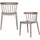 Woood Gartenstuhl 52 x 52 x 75 cm taupe 2 St.