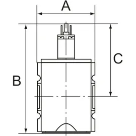 Riegler 3/2-Wegeventil »FUTURA«, elektr. betätigt, 24 V DC, BG 2, G 1/2