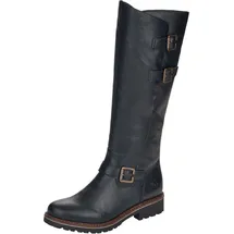 REMONTE Damen R6590 Kniehohe Stiefel, schwarz / 01, 43