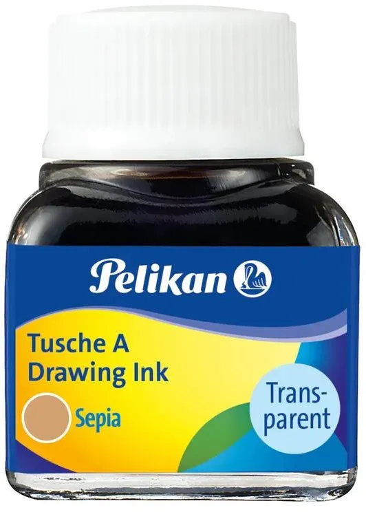 Preisvergleich Produktbild Pelikan Tusche 10ml im Glas sepia