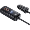 Car Charger 2A+2C 120W (Black)
