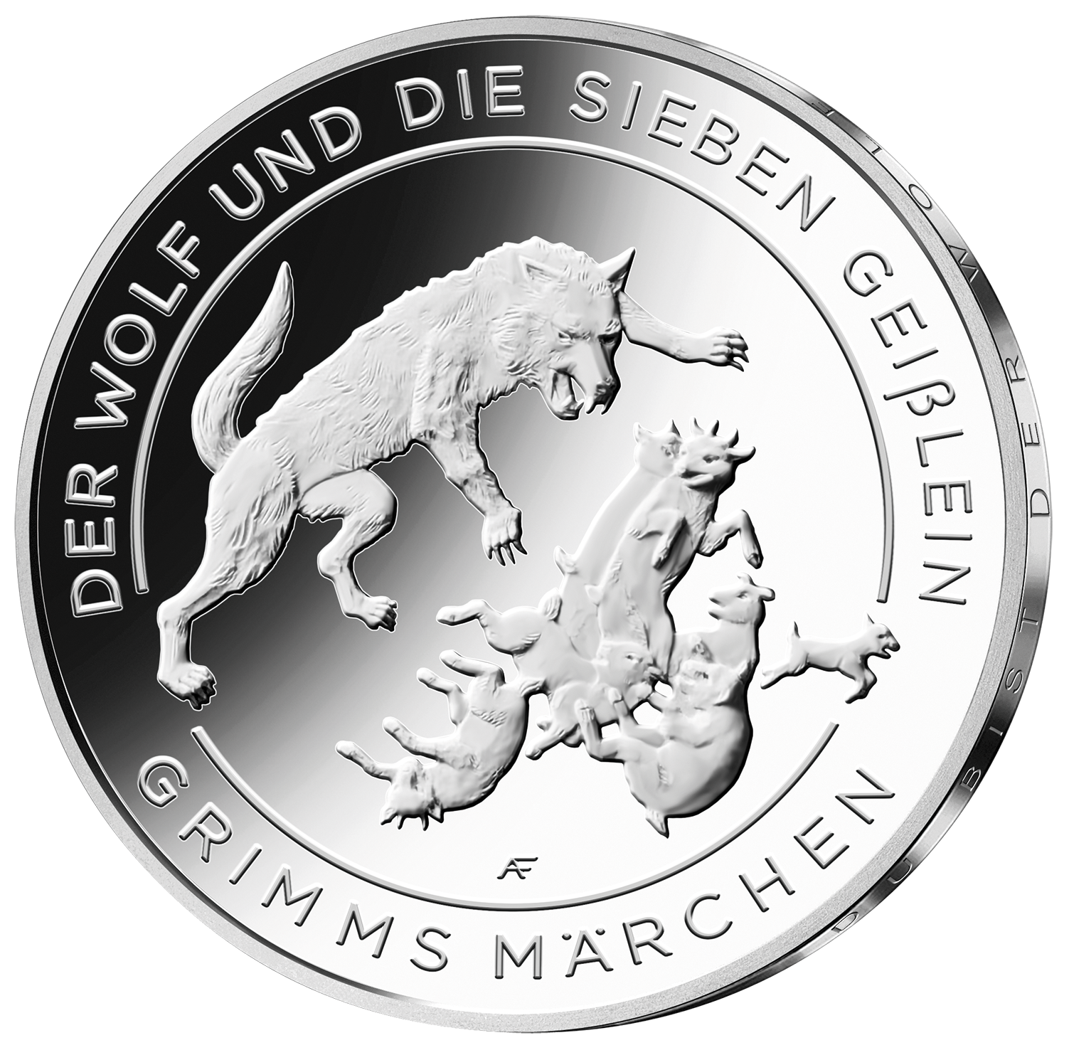 20-Euro-Silber-Gedenkmünze 2020 "Der Wolf und die sieben Geißlein" – Polierte Platte