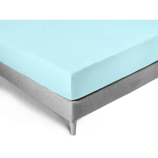 kneer Spannbettlaken 22 Vario-Stretch 140 x 200 - 160 x 220 cm aqua