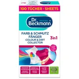 Dr. Beckmann Farb & Schmutzfänger Advanced| langanhaltender Farbschutz| mit Mikrofaser und Farbfangmolekülen für Farbbrillanz | 100 Tücher