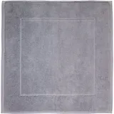 framsohn frottier Badematte Uni Basic Hotelmatte, Höhe 11 mm, schnell trocknend, beidseitig nutzbar, fußbodenheizungsgeeignet, Baumwolle, quadratisch, große Farbpalette, Hergestellt in Österreich, Badezimmerteppich grau quadratisch | 67 cm x 67 cm x 11 mm