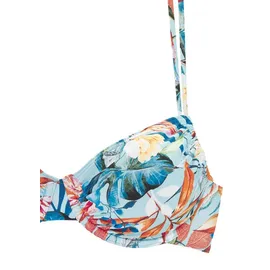 VENICE BEACH Bügel-Bikini-Top Damen Blau 38 Cup F