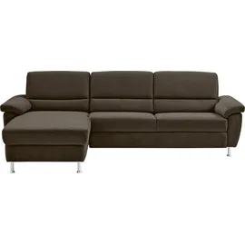 CALIZZA INTERIORS »Onyx L-Form«, Recamiere links oder rechts, wahlweise mit Bettfunktion, Breite 270 cm
