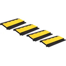 Pronomic Protector 5-90L V2 Kabelbrücke 5-Kammer mit Steckverbindung 4x Set
