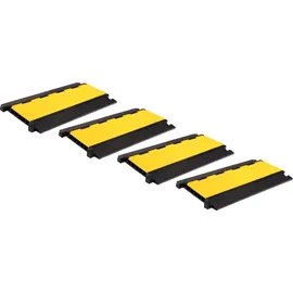 Pronomic Protector 5-90L V2 Kabelbrücke 5-Kammer mit Steckverbindung 4x Set