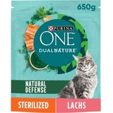 Purina ONE DualNature Sterilised 650g Lachs 650 g