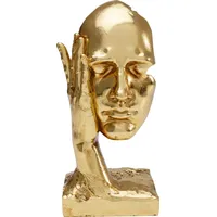 Kare Design Deko Objekt In my Mind Gold 30cm