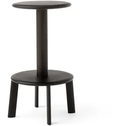 &Tradition - Massif AV39 Thekenhocker, Eiche dunkel gebeizt / warm black