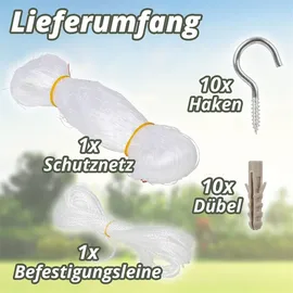 Trixie Schutznetz Katzennetz 3 x 2 m transparent