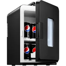 northclan Mini Kühlschrank 15 l 220V/12V 350 mm hoch Schwarz