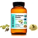 DR WAKDE'S Kardamompulver -100 g (3,5 Unzen) | Rein, Raw & Getrocknetes Pulver | Ayurveda-Kräuter | Vegan | Nichts hinzugefügt, nichts entfernt