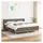 vidaXL Boxspringbett 180 x 200 cm Taupe