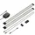 PARLAT LED Unterbau-Leuchte Siris, Touch-Dimmer, flach, je 50cm, je 531lm, warm-weiß, 2er Set