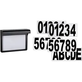 Paulmann Solar Hausnummernleuchte Dayton II Schwarz