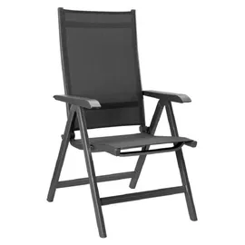 Kettler BasicPlus Multipositionssessel 61 x 65 x 109 cm anthrazit/anthrazit klappbar