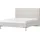PLACES OF STYLE Bett PLACES OF STYLE "Piano, Liegefläche 160x200 oder 180x200cm, FSC-zertifiziert", beige (beige hochglanz, beige, chromfarben), B:200cm H:120cm L:221cm, Betten, Bett, mit gepolstertem Kopfteil, UV Lackierung hochglanz beige oder weiß
