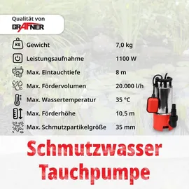 Grafner ZSPW1100-INOX3