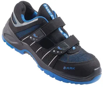 Sicherheitssandale Harry Industrial 7228, S1 SRC ESD, schwarz/blau, W13, Gr. 45 - schwarz/blau - 42