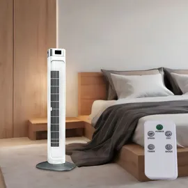 V-Tac Turmventilator 30 cm Standventilator Weiß