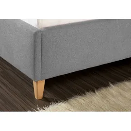 MAINTAL Polsterbett MAINTAL "Friant", grau, B:155cm H:108cm L:212cm, Betten, Polsterbett, Bettseiten zerlegt, ohne Bettkasten