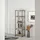 Tectake Regal, Manchester 47,5x34,5x151,5cm Industrial Holz hell, Eiche Sonoma