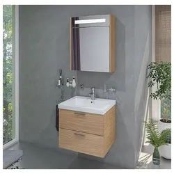 Badmöbel-Set EKRY Serie MBK, Eiche natur, 2 Auszüge - 93 230 08