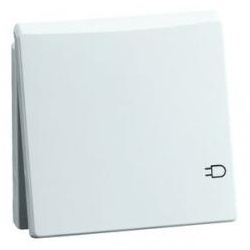 Peha Dialog  - Steckdose SCHUKO, reinweiß Klappdeckel