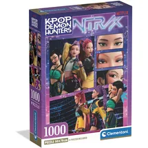 CLEMENTONI K-Pop Demon Hunters, - Compact 1000 brikker