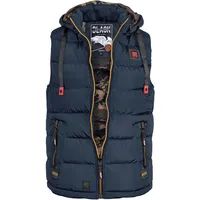 Poolman Steppweste Camo Style navy, Größe L