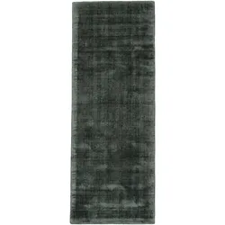 Teppich »Ava Viskoseteppich«, rechteckig, 13 mm Höhe, Seidenoptik, leichter Glanz, auch als Läufer erhältlich, 44098259-0 dunkelgrün 13 mm