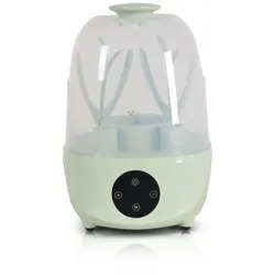 Cangaroo Sterilisator Verde 4 in 1 Flaschenwärmer, für 6 Flaschen, Dampfgarer grün