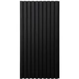 Home Deluxe Akustikpaneel Deep Black - 80 x 40 cm I Holz Akustikpaneele Wandpaneel Akustik Paneel Paneel MDF Wandverkleidung Akustikfilz Optik